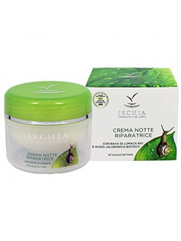 CREMA NOTTE RIPARATRICE BAVA DI LUMACA 100 ML ISCHIA BIO