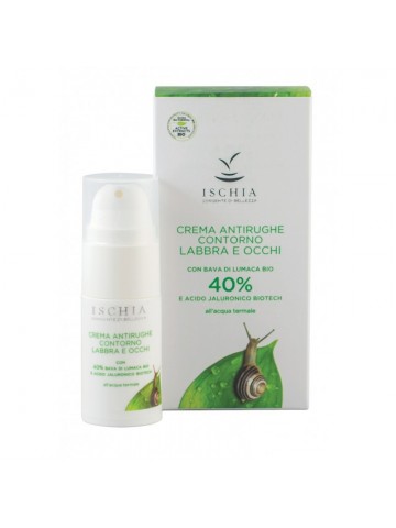 CREMA ANTIRUGHE CONTORNO LABBRA E OCCHI BAVA DI LUMACA 15 ML ISCHIA BIO