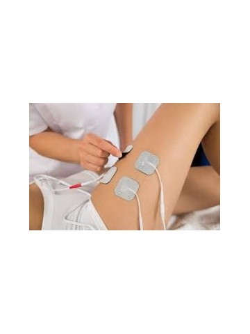 4 ELETTRODI  A  B  ADESIVI PER ELETTROSTIMOLAZIONE  35X45